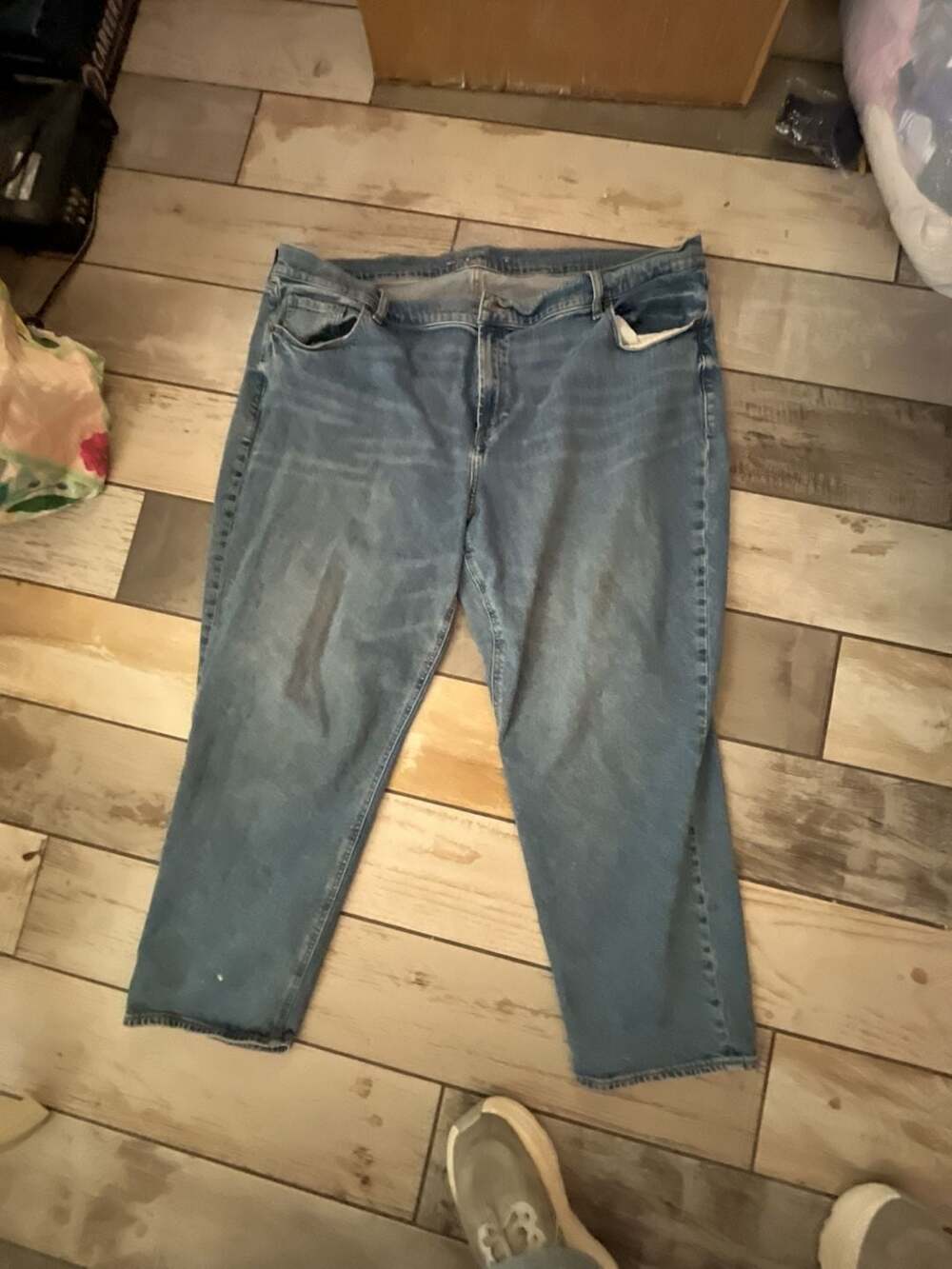Old Navy Mid Rise Straight Jeans Size 24 Regular